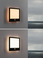 Paulmann LED Außenpanel Lamina Bewegungsmelder insektenfreundlich IP44 eckig 250x47mm Tunable Warm 14W 920lm 230V  Schwarz Kunststoff