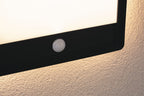 Paulmann LED Außenpanel Lamina Bewegungsmelder insektenfreundlich IP44 eckig 250x47mm Tunable Warm 14W 920lm 230V  Schwarz Kunststoff