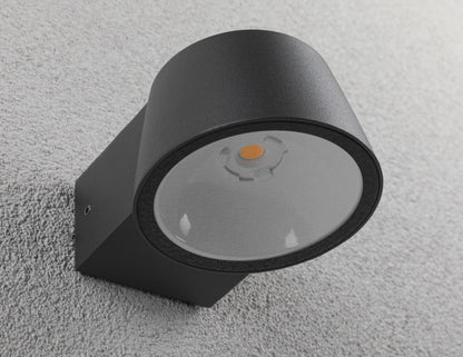 Paulmann LED Außenwandleuchte Capea  insektenfreundlich IP44  96x128mm 2200K 6W 550lm 230V 98° Anthrazit Aluminium