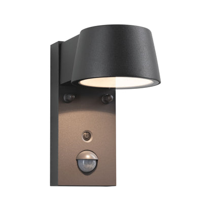 Paulmann LED Außenwandleuchte Capea Bewegungsmelder insektenfreundlich IP44  96x153mm Tunable Warm 6W 450lm 230V 98° Anthrazit Aluminium