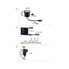Paulmann Plug & Shine LED Bodeneinbauleuchte Floor IP67 2200K 3x4,5W   Anthrazit