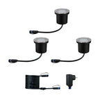 Paulmann Plug & Shine LED Bodeneinbauleuchte Floor IP67 2200K 3x4,5W   Anthrazit