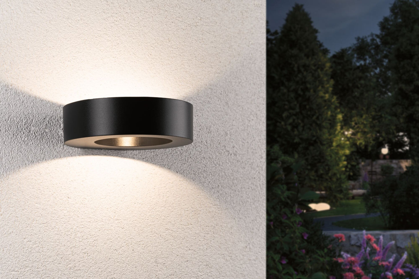Paulmann LED Außenwandleuchte Renga IP44  181x172mm 3000K 5W 270lm 230V  Anthrazit Aluminium