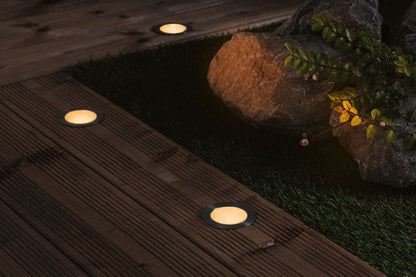 Paulmann Plug & Shine LED Bodeneinbauleuchte Floor IP67 2200K 2W   Silber