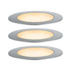 Paulmann Plug & Shine LED Bodeneinbauleuchte Floor IP67 2200K 3x2W  21VA Silber