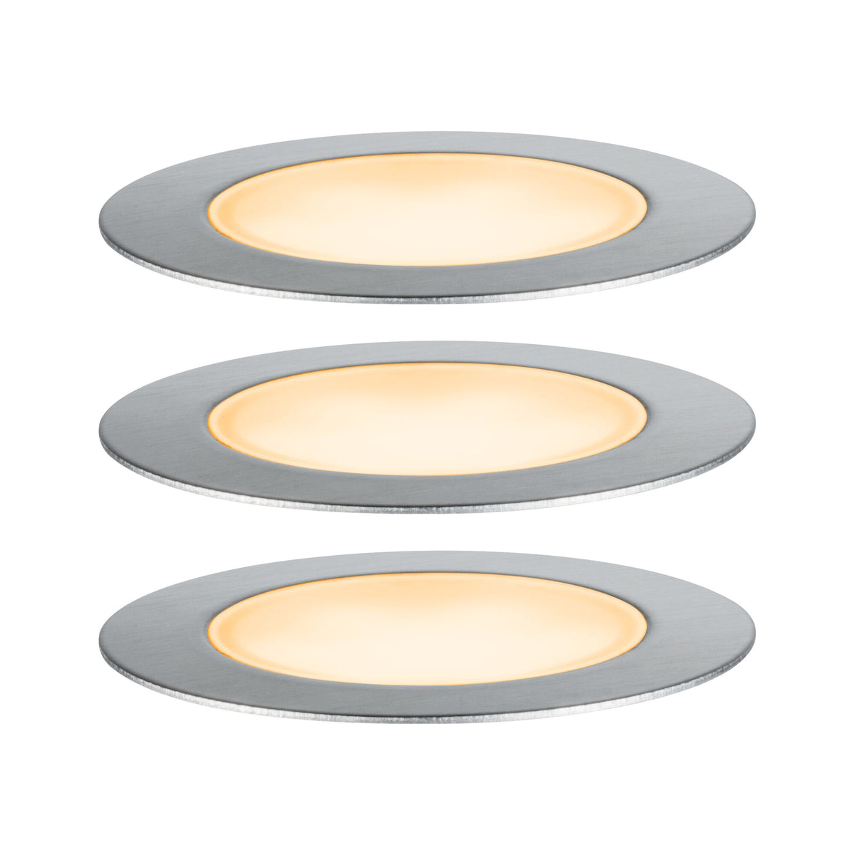 Paulmann Plug & Shine LED Bodeneinbauleuchte Floor IP67 2200K 3x2W  21VA Silber