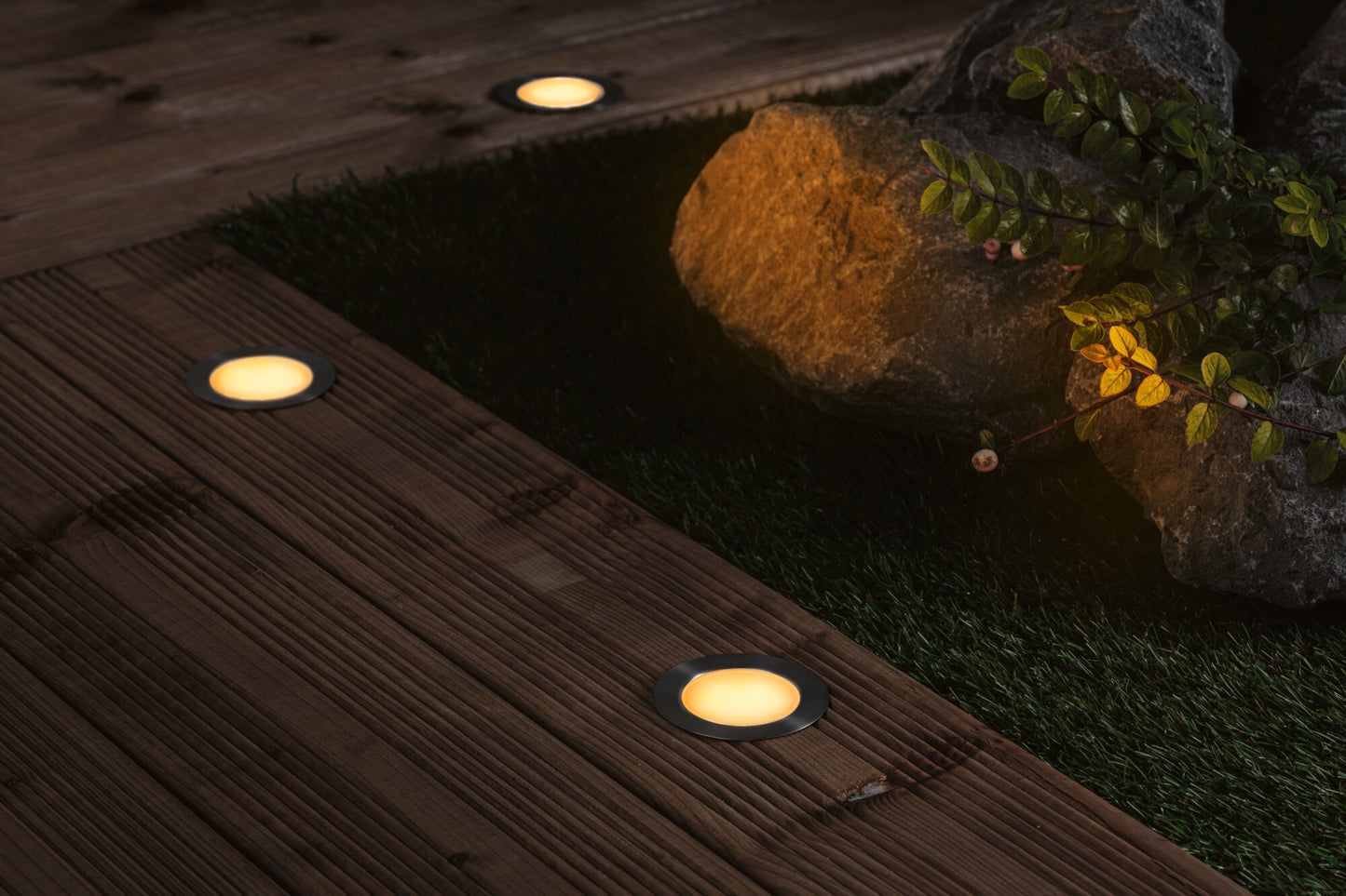 Paulmann Plug & Shine LED Bodeneinbauleuchte Floor IP67 2200K 3x2W  21VA Silber
