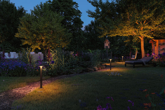 Paulmann Plug & Shine LED Pollerleuchte Plate IP44 2200K 7W   Anthrazit