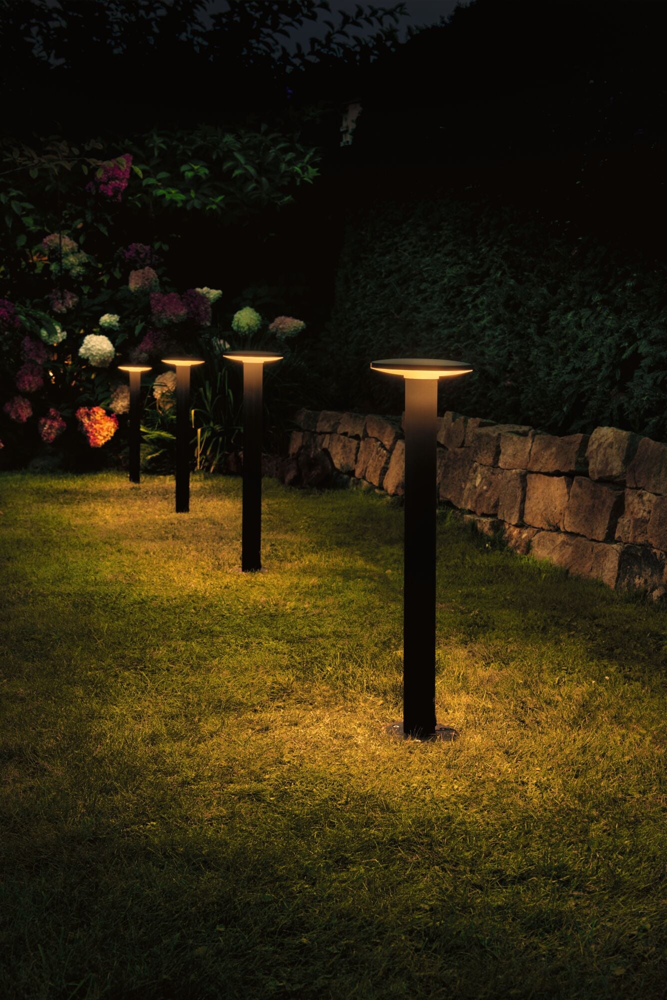 Paulmann Plug & Shine LED Pollerleuchte Plate IP44 2200K 7W   Anthrazit