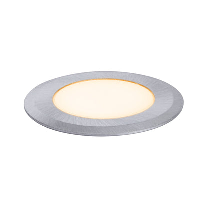 Paulmann LED Bodeneinbauleuchte Goldlicht insektenfreundlich IP65 rund 50mm 2200K 2,2W 60lm 230V Alu Kunststoff,Metall