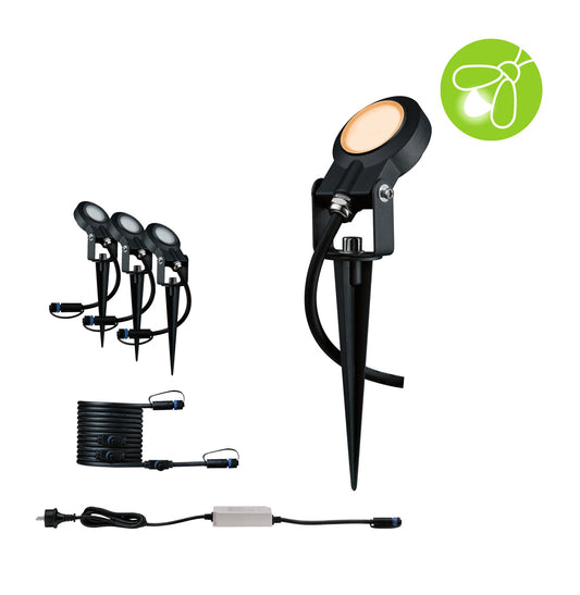 Paulmann Plug & Shine LED Spot Sting IP67 2200K 3x6,3W  75VA Anthrazit