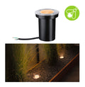 Paulmann LED Bodeneinbauleuchte Goldlicht insektenfreundlich IP65  110mm 2200K 4,3W 320lm 230V Edelstahl gebürstet Edelstahl,Kunststoff