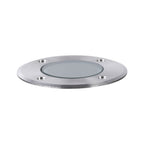 Paulmann LED Bodeneinbauleuchte Goldlicht insektenfreundlich IP65  110mm 2200K 4,3W 320lm 230V Edelstahl gebürstet Edelstahl,Kunststoff