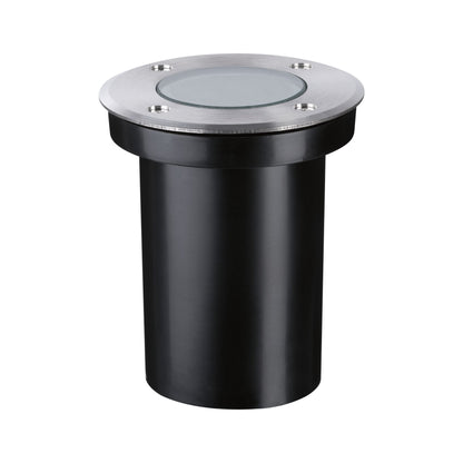 Paulmann LED Bodeneinbauleuchte Goldlicht insektenfreundlich IP65  110mm 2200K 4,3W 320lm 230V Edelstahl gebürstet Edelstahl,Kunststoff