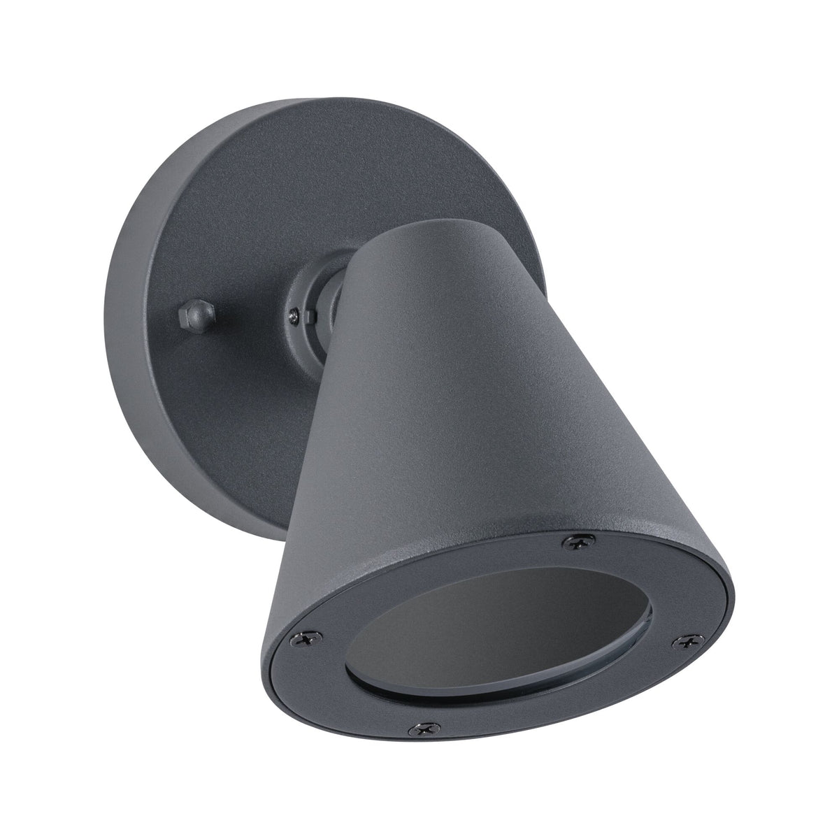 Paulmann Außenwandleuchte Trian IP44 rund 100x125mm  max. 35W  230V  Anthrazit Aluminium