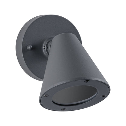 Paulmann Außenwandleuchte Trian IP44 rund 100x125mm  max. 35W  230V  Anthrazit Aluminium