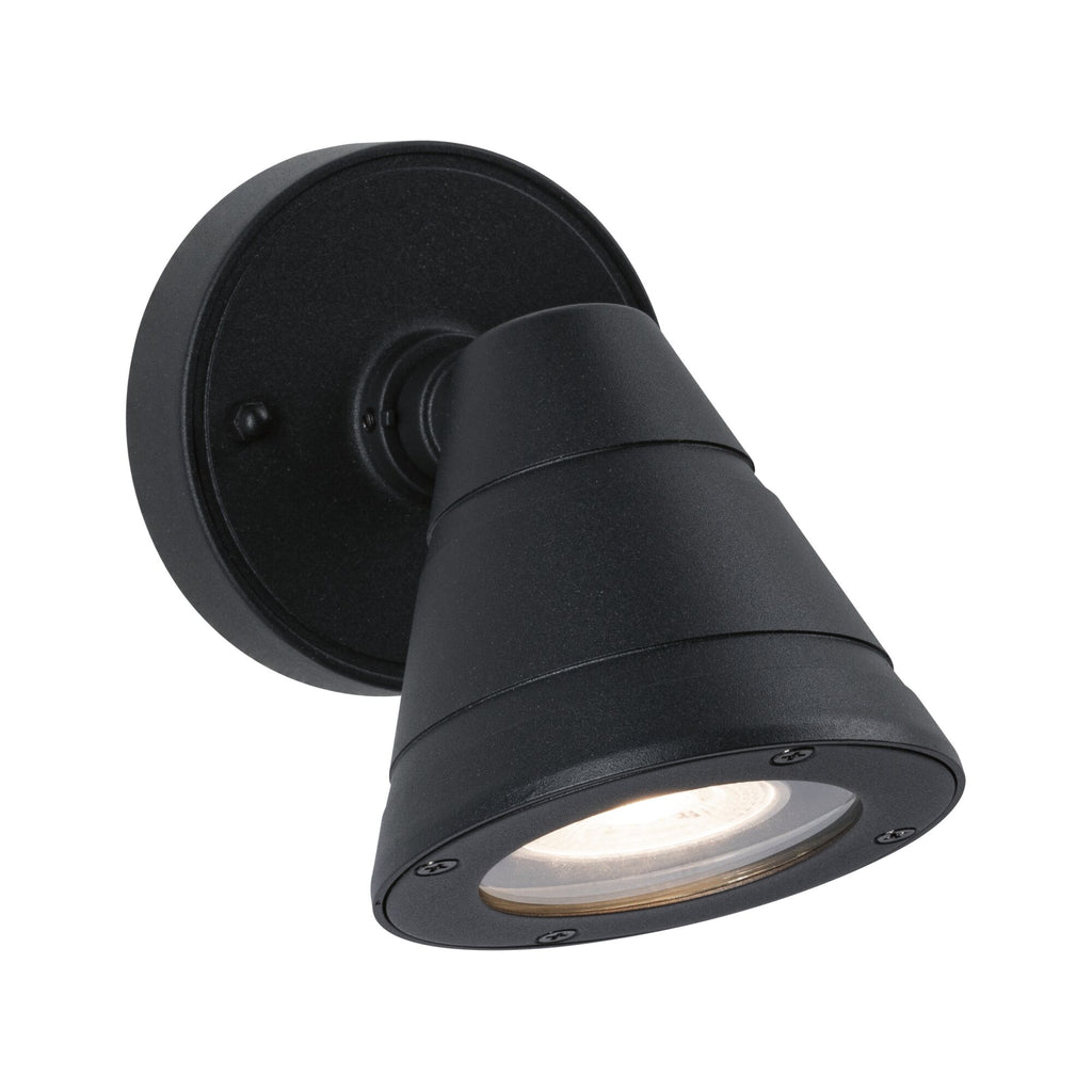 Paulmann Außenwandleuchte Trian IP44 rund 100x125mm  max. 35W  230V  Anthrazit Aluminium