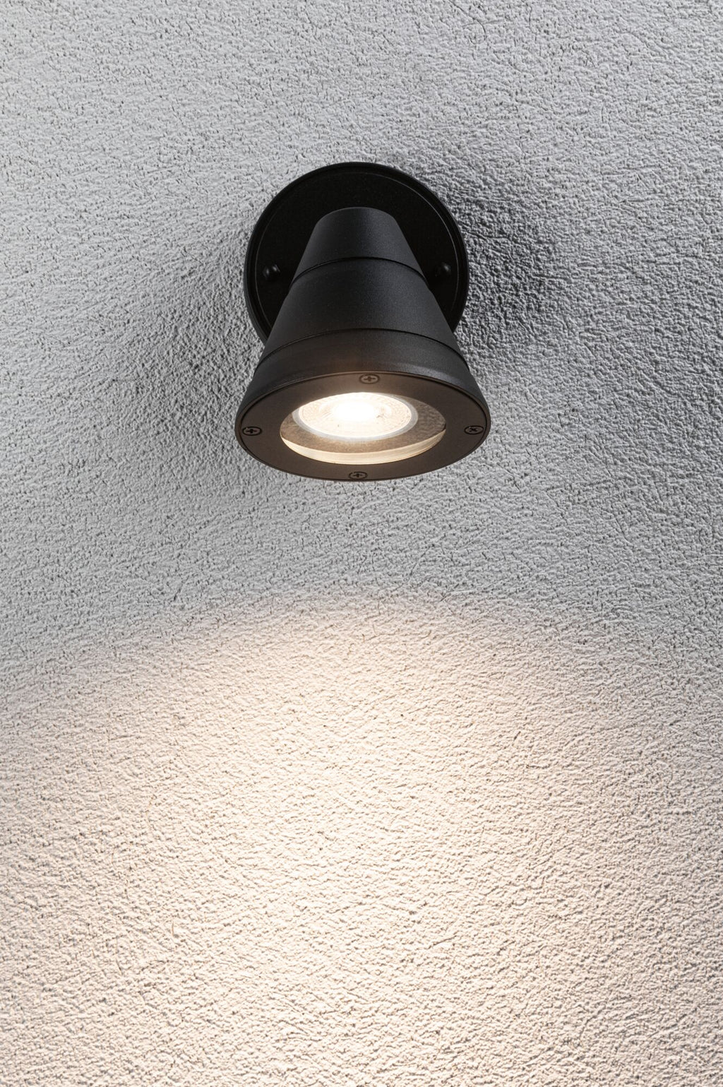 Paulmann Außenwandleuchte Trian IP44 rund 100x125mm  max. 35W  230V  Anthrazit Aluminium