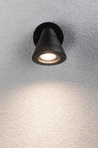 Paulmann Außenwandleuchte Trian IP44 rund 100x125mm  max. 35W  230V  Anthrazit Aluminium