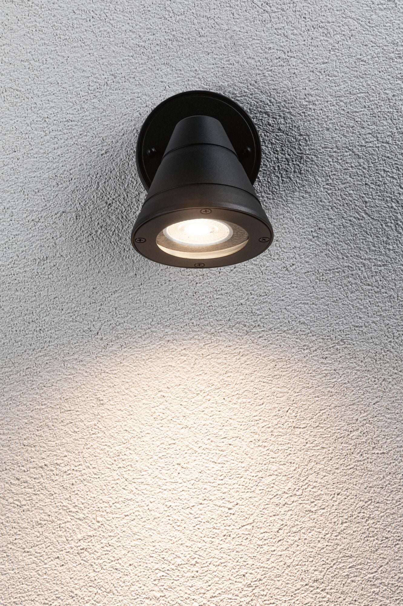 Paulmann Außenwandleuchte Trian IP44 rund 100x125mm  max. 35W  230V  Anthrazit Aluminium