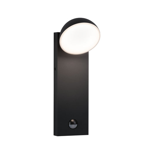 Paulmann LED Außenwandleuchte Puka  seewasserresistent IP44 rund 110x125mm 3000K 8,5W 460lm 230V  Anthrazit Aluminium