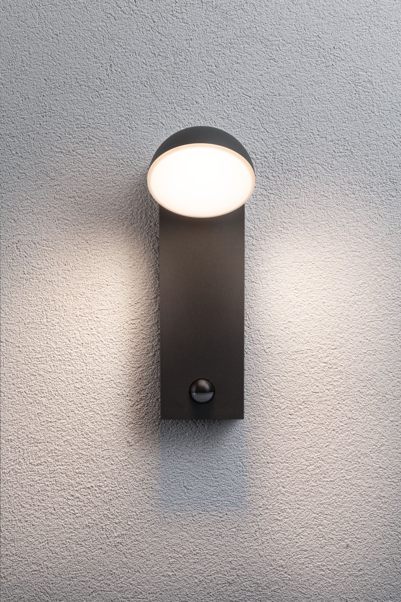 Paulmann LED Außenwandleuchte Puka  seewasserresistent IP44 rund 110x125mm 3000K 8,5W 460lm 230V  Anthrazit Aluminium