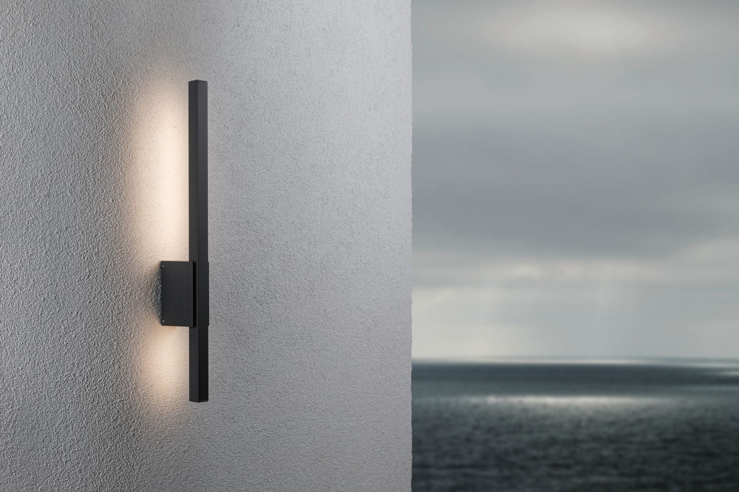 Paulmann LED Außenwandleuchte Stan IP44  45x95mm 3000K 9W 220lm 230V  Anthrazit Aluminium