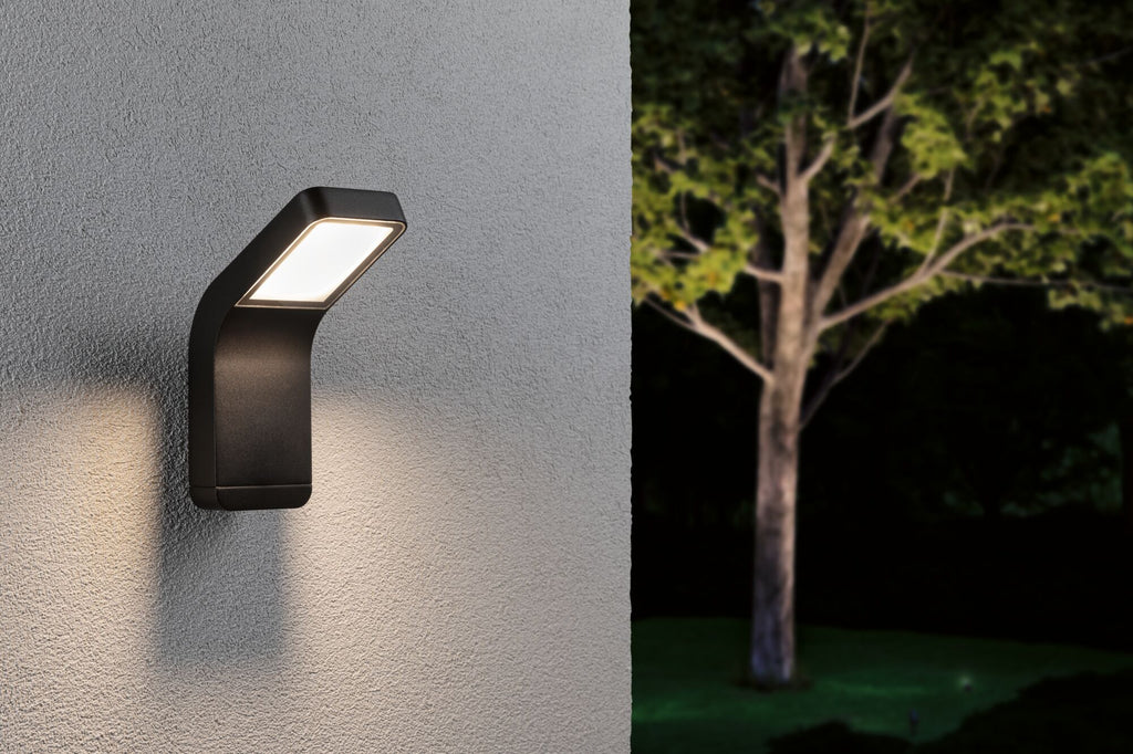 Paulmann LED Außenwandleuchte Kulma IP44  90x174mm 3000K 7,5W 520lm 230V  Anthrazit Aluminium