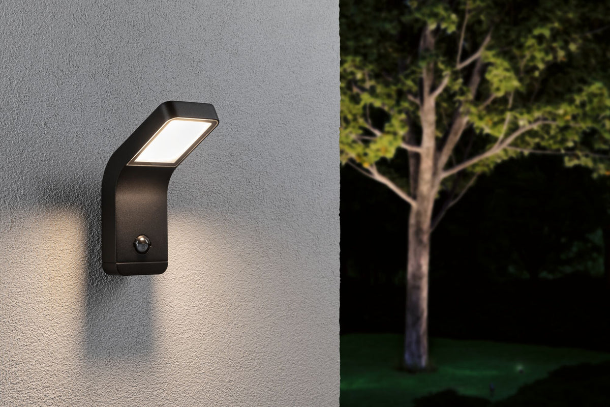Paulmann LED Außenwandleuchte Kulma IP44  90x174mm 3000K 7,5W 500lm 230V  Anthrazit Aluminium