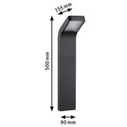 Paulmann LED Pollerleuchte Kulma IP44  500mm 3000K 7,5W 520lm 230V  Anthrazit  Aluminium