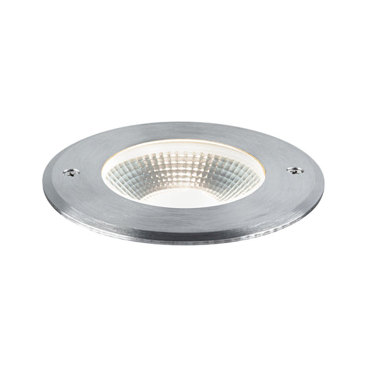 Paulmann LED Bodeneinbauleuchte Vanea IP67 rund 100mm 3000K 3,5W 160lm 230V Alu Aluminium