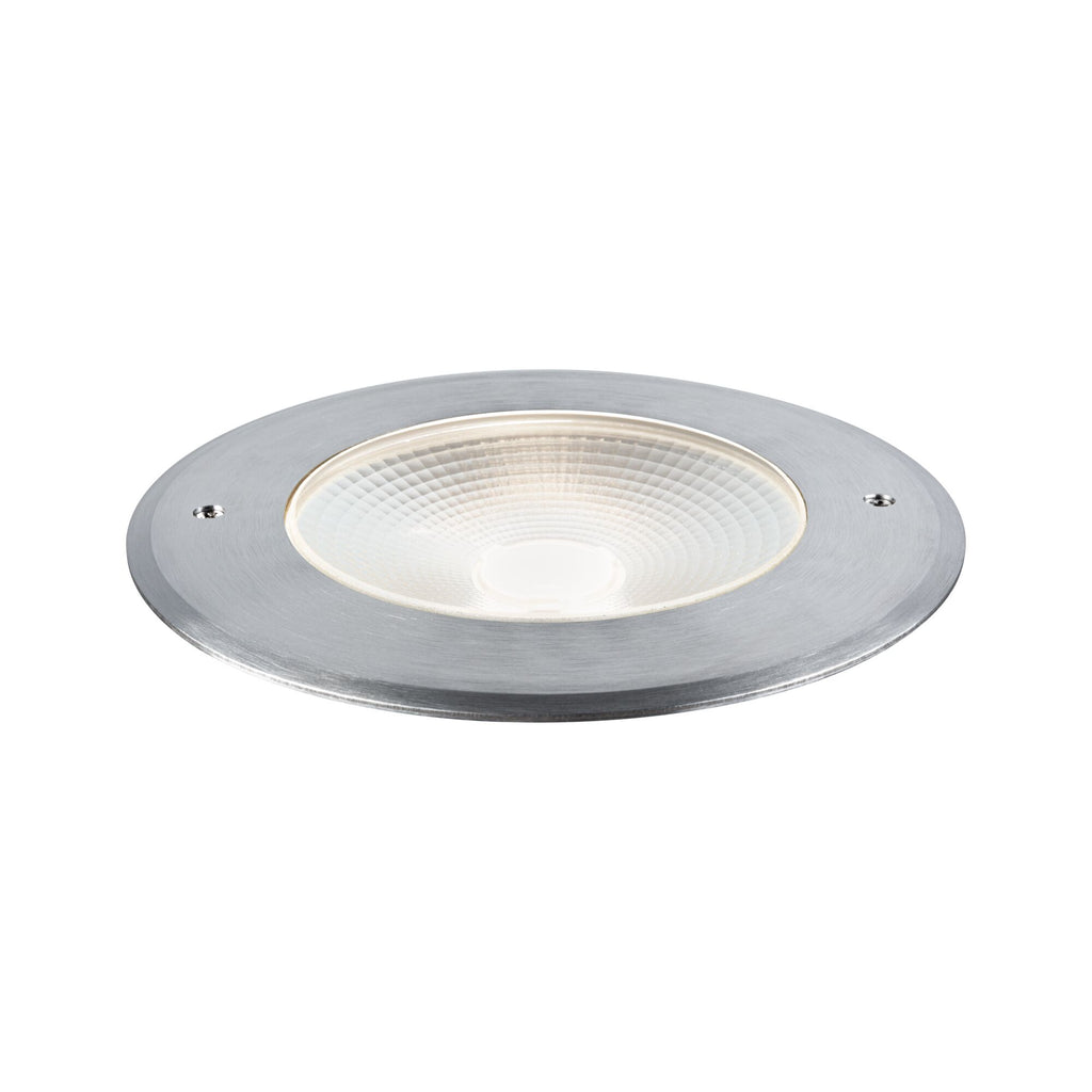 Paulmann LED Bodeneinbauleuchte Vanea IP67 rund 160mm 3000K 15,5W 800lm 230V Alu Aluminium