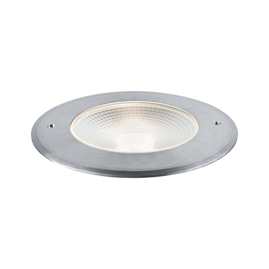 Paulmann LED Bodeneinbauleuchte Vanea IP67 rund 160mm 3000K 15,5W 800lm 230V Alu Aluminium