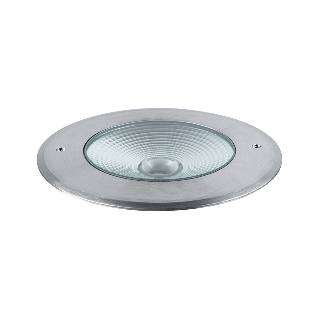 Paulmann LED Bodeneinbauleuchte Vanea IP67 rund 160mm 3000K 15,5W 800lm 230V Alu Aluminium
