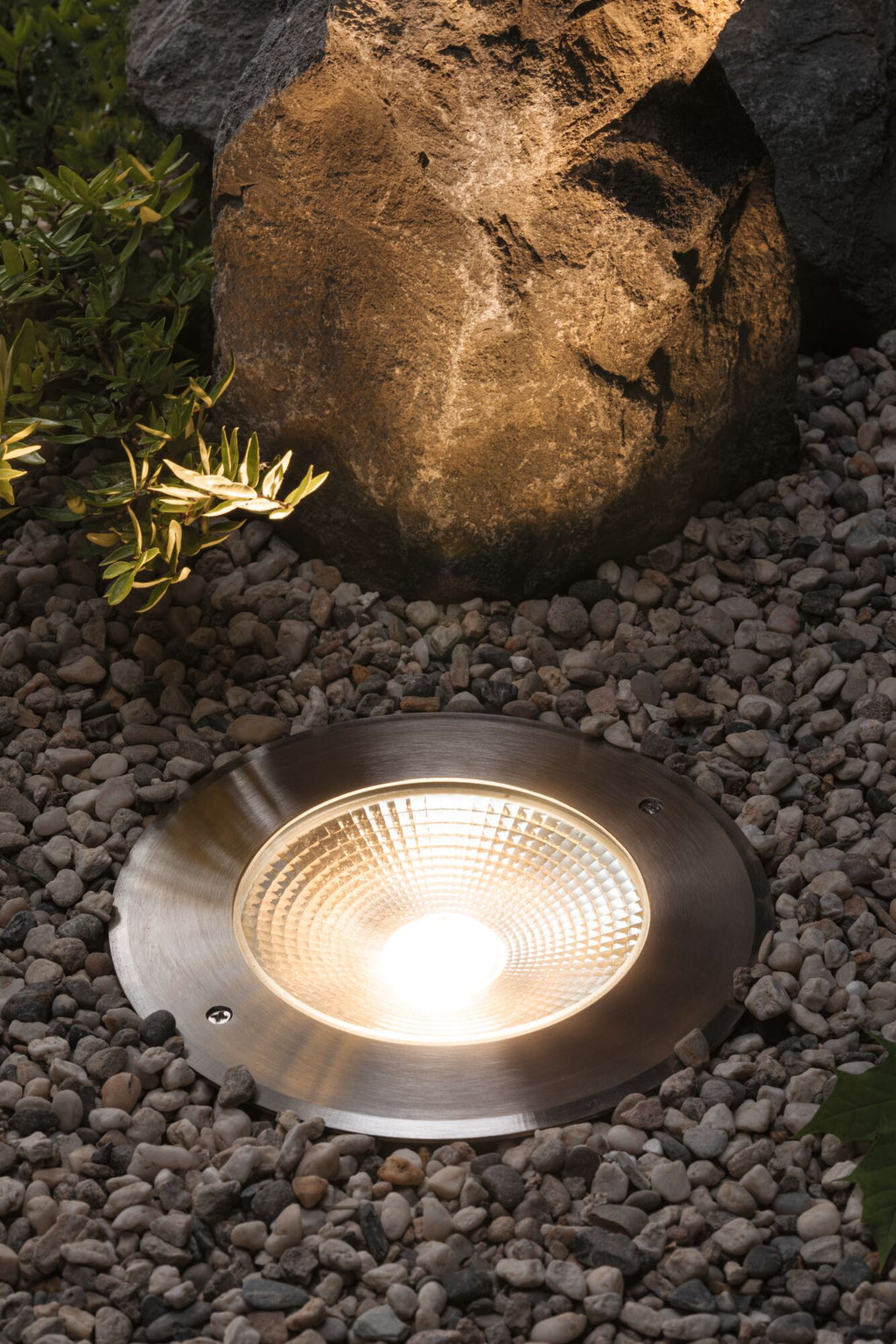 Paulmann LED Bodeneinbauleuchte Vanea IP67 rund 160mm 3000K 15,5W 800lm 230V Alu Aluminium