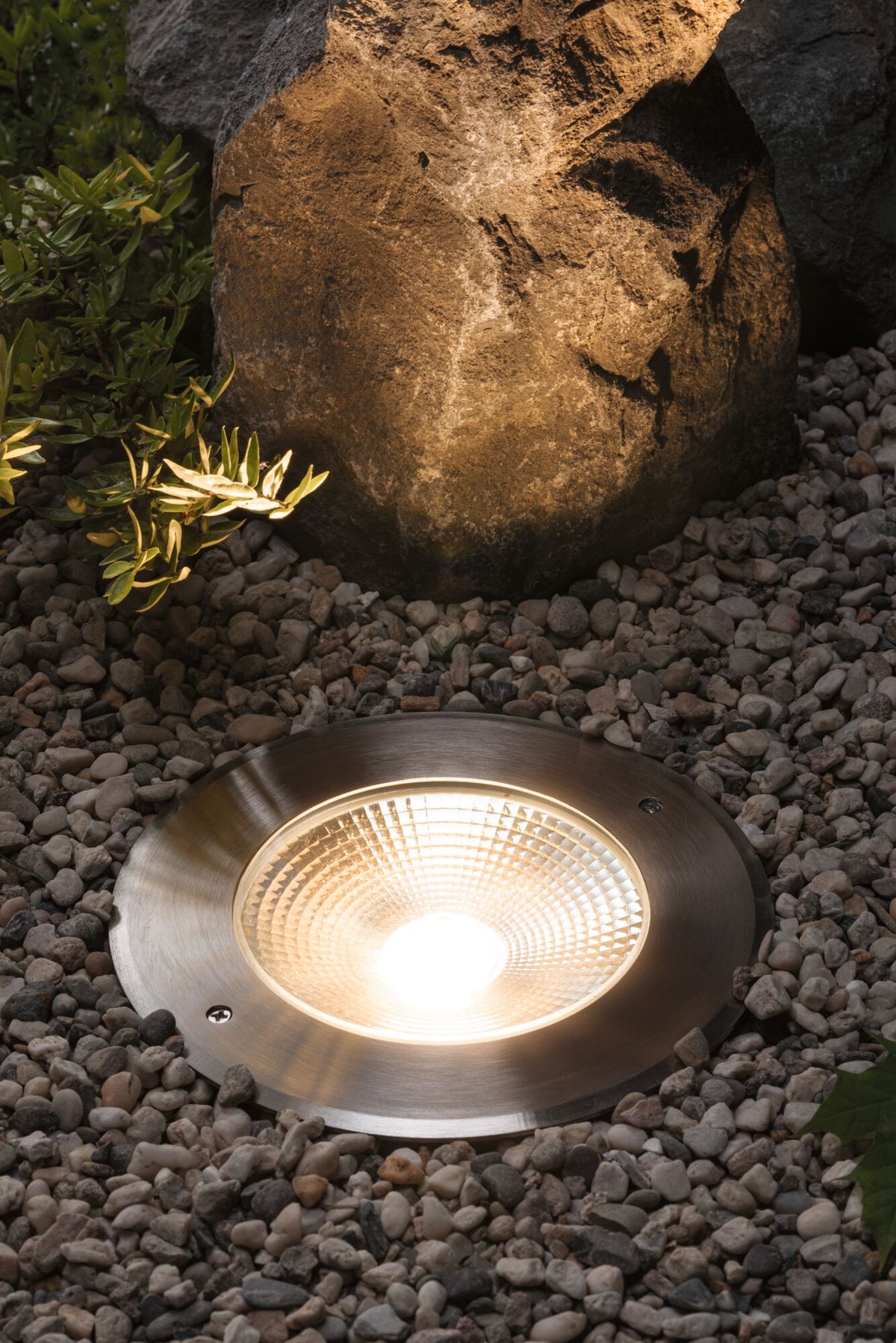 Paulmann LED Bodeneinbauleuchte Vanea IP67 rund 160mm 3000K 15,5W 800lm 230V Alu Aluminium