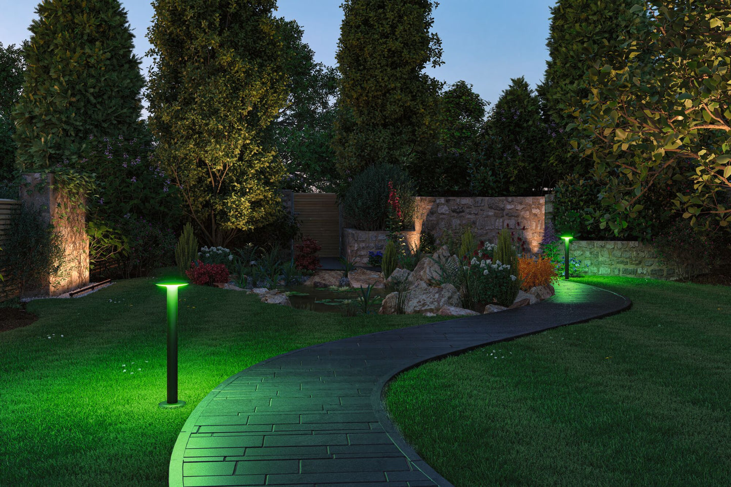 Paulmann Plug & Shine LED Pollerleuchte Plate   IP44 RGBW+ 5W   Anthrazit