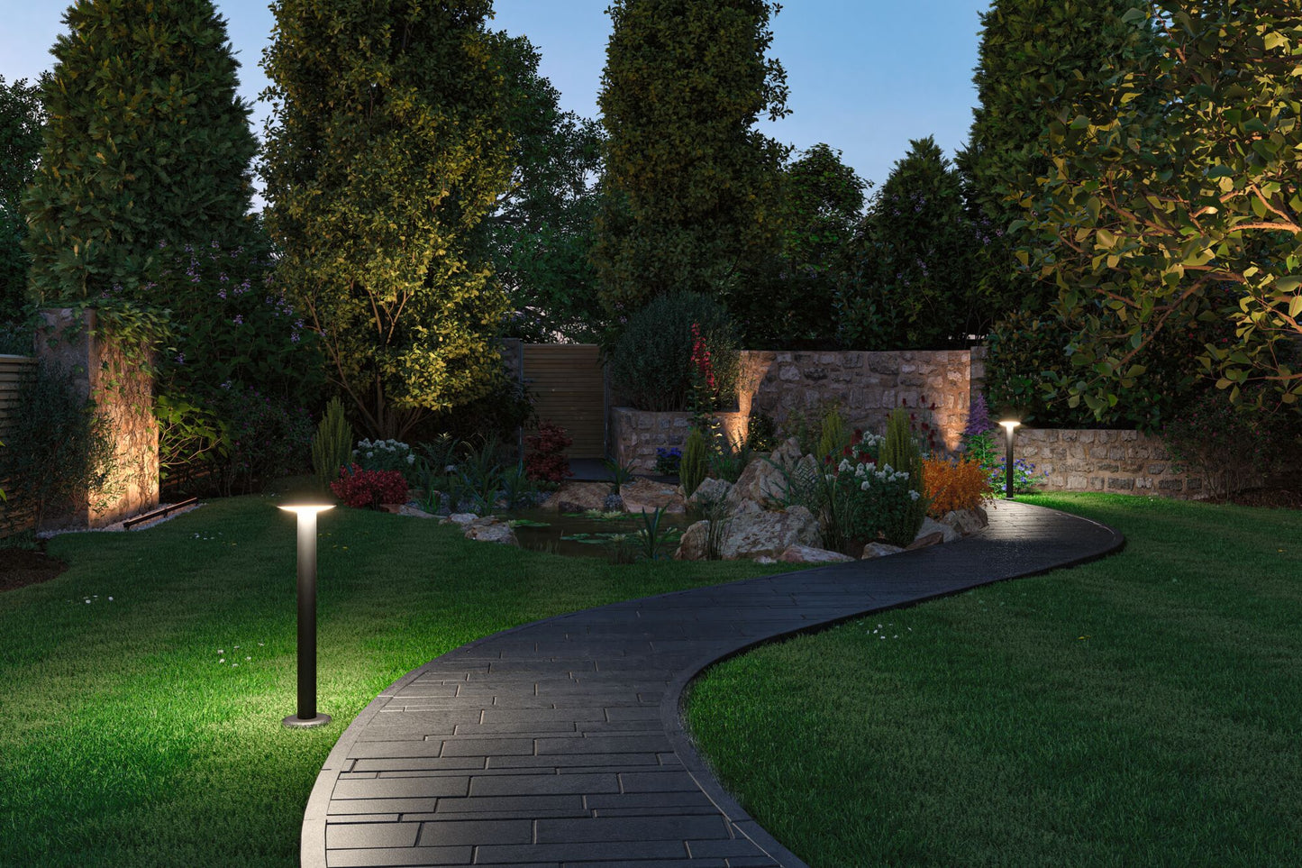 Paulmann Plug & Shine LED Pollerleuchte Plate   IP44 RGBW+ 5W   Anthrazit