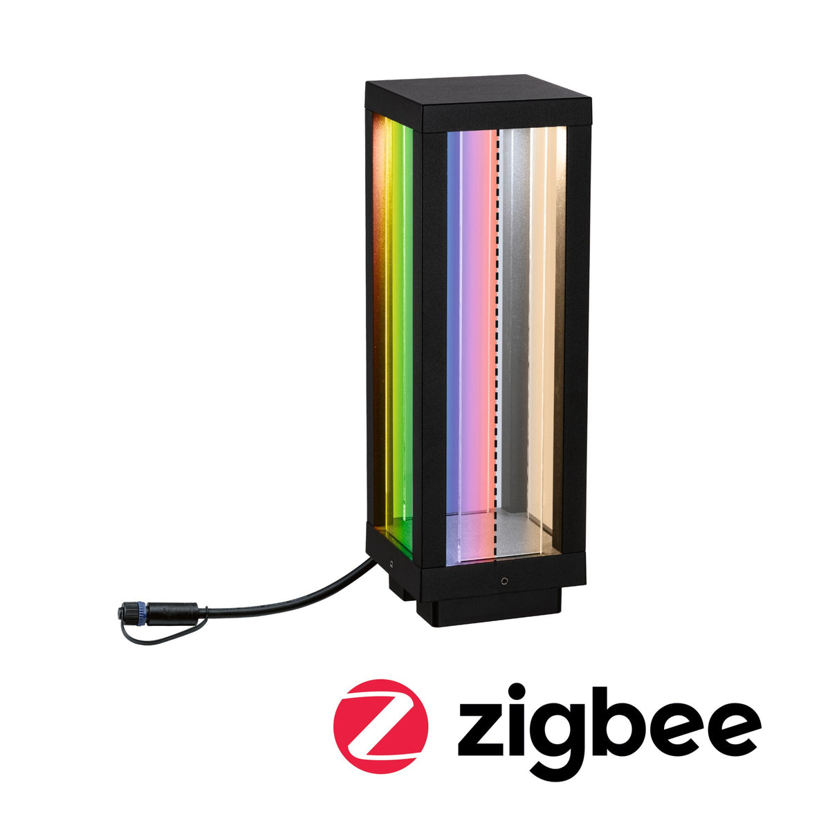 Paulmann Plug & Shine Laterne Classic Einzelleuchte  Smart Home Zigbee  IP44 RGBW 2W   Anthrazit