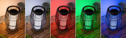 Paulmann Plug & Shine LED Lichtobjekt Basket   IP44 RGBW 3,2W   Schwarz