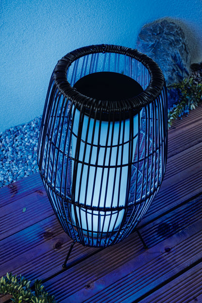 Paulmann Plug & Shine LED Lichtobjekt Basket   IP44 RGBW 3,2W   Schwarz