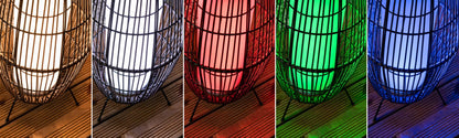 Paulmann Plug & Shine LED Lichtobjekt Basket   IP44 RGBW 3,2W   Schwarz