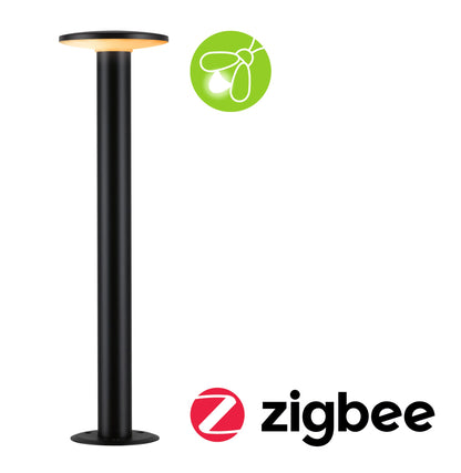 Paulmann LED Pollerleuchte   insektenfreundlich Smart Home Zigbee  IP44  600mm Tunable Warm 5,5W 280lm 230V  Anthrazit  Metall,Kunststoff
