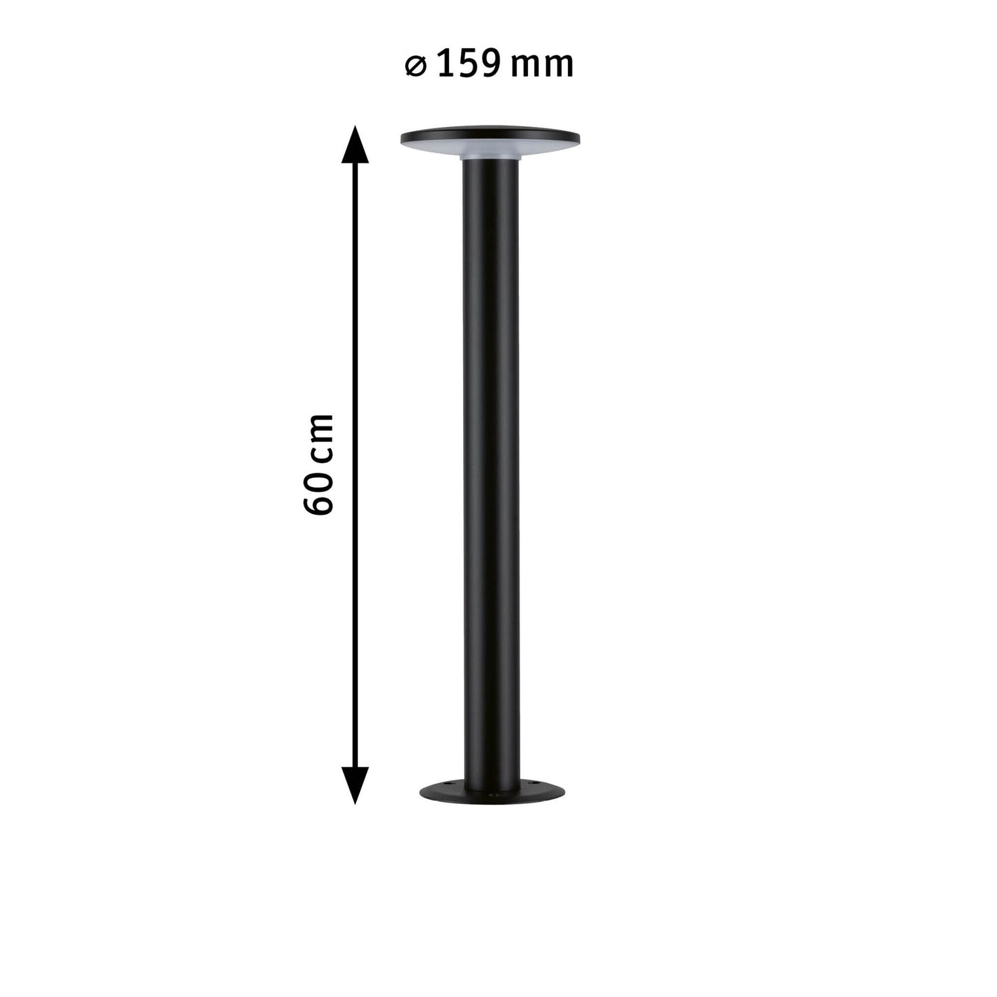 Paulmann LED Pollerleuchte   insektenfreundlich Smart Home Zigbee  IP44  600mm Tunable Warm 5,5W 280lm 230V  Anthrazit  Metall,Kunststoff