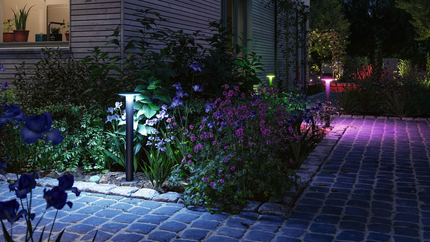 Paulmann LED Pollerleuchte    IP44  600mm RGBW+ 5W 200lm 230V  Anthrazit  Metall,Kunststoff