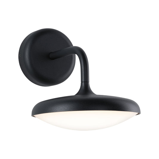 Paulmann LED Außenwandleuchte Nostro IP44 rund 180x250mm 3000K 10W 900lm 230V  Anthrazit Aluminium