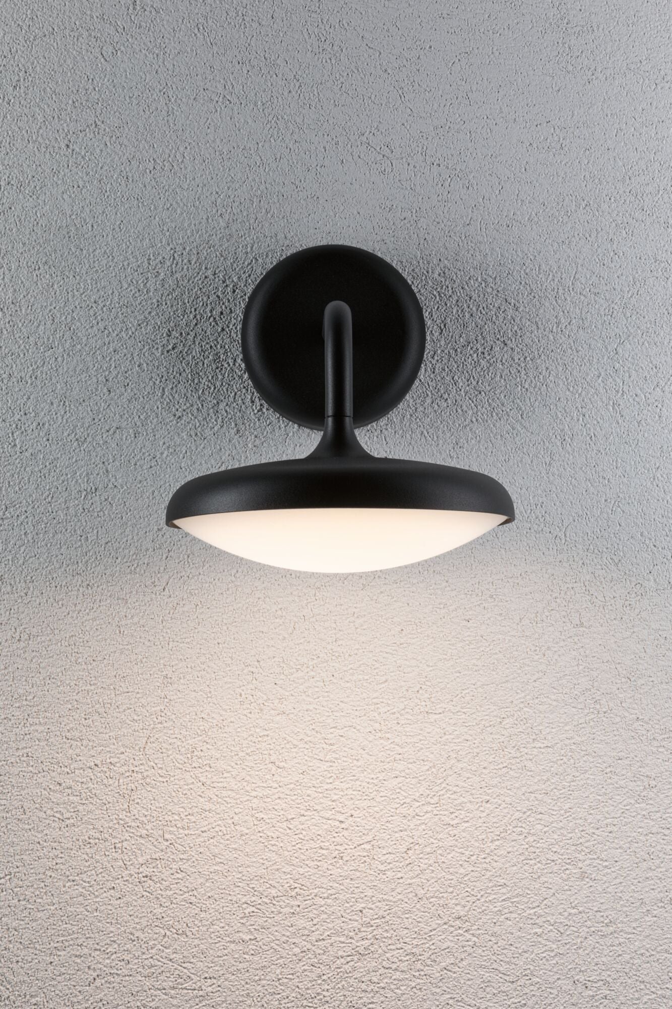 Paulmann LED Außenwandleuchte Nostro IP44 rund 180x250mm 3000K 10W 900lm 230V  Anthrazit Aluminium