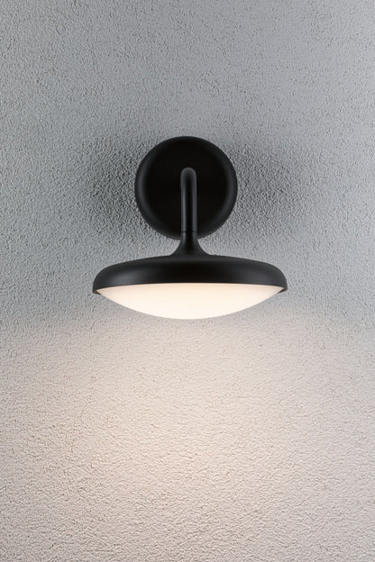 Paulmann LED Außenwandleuchte Nostro IP44 rund 180x250mm 3000K 10W 900lm 230V  Anthrazit Aluminium