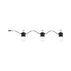 Paulmann Plug & Shine LED Lichterkette Tubs   IP44 3000K 3x2W   Anthrazit