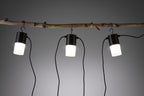 Paulmann Plug & Shine LED Lichterkette Tubs   IP44 3000K 3x2W   Anthrazit